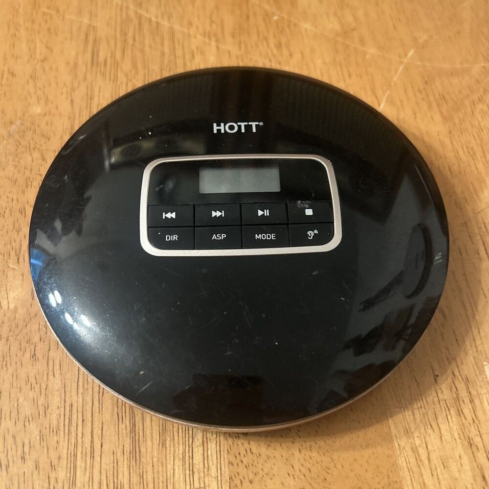 HOTT CD903TF Portable CD Player for Car with Bluetooth FM Transmitter , Black